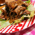 しょみ一's cooksnap of when they made 簡単☆豚バラ肉と玉ねぎの生姜焼き風.