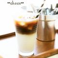 mami323's cooksnap of when they made おしゃれ2層カフェオレ♪.