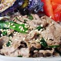 めけてー's cooksnap of when they made 牛肉とにらの生姜焼き.
