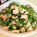 ぶぅとん亭's cooksnap of when they made 簡単！オクラのツナ醤油和え.