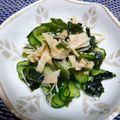 ママぽちゃ's cooksnap of when they made 胡瓜とホタテ貝柱缶で酢の物☆.