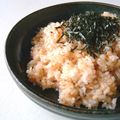 Blue-Island's cooksnap of when they made 大葉にんにく醤油で鮭チャーハン。.