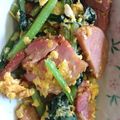 けいっぴー's cooksnap of when they made 小松菜とベーコンのふわふわ♡卵炒め.