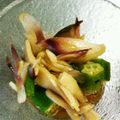 まる☆りん's cooksnap of when they made オクラと茗荷の常備菜.