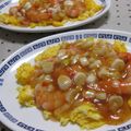 ともこキッチン's cooksnap of when they made ふわふわたまご付エビのチリソース.