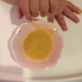 にぷここ's cooksnap of when they made 離乳食*中期～『高野豆腐入コーンスープ』.