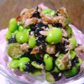 さとよこ's cooksnap of when they made めちゃウマ❤枝豆・オクラの梅シーチキン☆.
