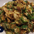 あるるんっ's cooksnap of when they made ✿オクラの卵とじ✿.