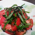 クック6DDPP8☆'s cooksnap of when they made ★冷え冷えトマトと塩昆布★のゴマ油和え.