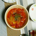 真っ黒かんかん's cooksnap of when they made 【簡単】丸ごと玉ねぎのトマトスープ.