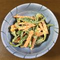 早起きまま's cooksnap of when they made ピーマンとにんじんのごま味噌マヨ❤.