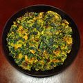 ゆかりん♡0511's cooksnap of when they made シーチキンとモロヘイヤのカレーチジミ.