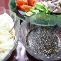 かこ☆かっちゃん's cooksnap of when they made 黒ゴマでアンチエイジングな真っ黒素麺.