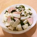 tsuku4's cooksnap of when they made まくわうりのサラダ.