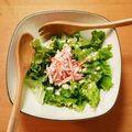 シナモシナモ's cooksnap of when they made ＊簡単カニカマとレタスのマヨドレサラダ＊.