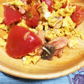 hiromysh's cooksnap of when they made 鮭とトマトの卵炒め.