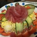 ALOHAnon's cooksnap of when they made 散らし寿司ケーキ.