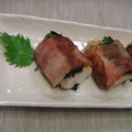 りょく★'s cooksnap of when they made はんぺんと紫蘇のベーコン巻き.