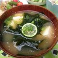 もりあん農園's cooksnap of when they made お味噌汁に胡麻油♪.