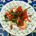 ayukot's cooksnap of when they made 白身魚とエビのソテー、バジルソース.