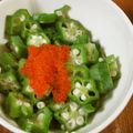 低カロ探検隊's cooksnap of when they made オクラのとびっこのせ.