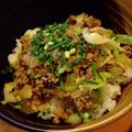ingw's cooksnap of when they made あまったキャベツで肉味噌丼.