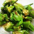 みっちょmama's cooksnap of when they made お弁当に♪オクラの梅おかか和え.