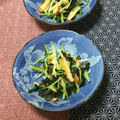 おはなすき's cooksnap of when they made さつま揚げと水菜の山葵和え.