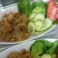 クックるん☆戦隊's cooksnap of when they made 漬け込まない下味いらず「豚肉の生姜焼き」.