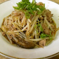 道化師毒猿's cooksnap of when they made 茄子ともやしのオイスターソース炒め.