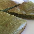 erdbeer's cooksnap of when they made モチモチふわん♡お豆腐抹茶パウンドケーキ.