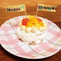 ayakamama✩'s cooksnap of when they made 1歳 バースデーケーキ.