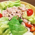 菜つ実☆ミ's cooksnap of when they made レタスとミニトマトマリネのSALAD.