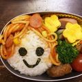 気まぐれ頑張り隊's cooksnap of when they made 簡単★幼稚園お弁当 スパゲティ頭の女の子.