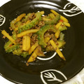 いかっち５'s cooksnap of when they made ゴーヤとじゃがいものカレー炒め.