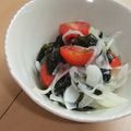 きらり流れ星's cooksnap of when they made トマトと若布のサラダ.
