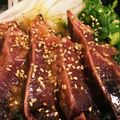 まっちゃぷりん♪'s cooksnap of when they made ごま醤油でサッパリ鰹のたたき丼.