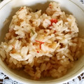 おいしいまっきー's cooksnap of when they made トマトと塩昆布の炊き込みご飯.