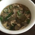 めい太＆ぽこ太's cooksnap of when they made ナスとオクラの中華スープ.