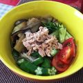ひよこ02's cooksnap of when they made 茄子がおいしい！ぶっかけ素麺☆.