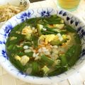 ☆糖質減らしてます☆'s cooksnap of when they made 超簡単！ゴーヤとニラのスープ.