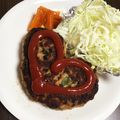 花怜まま♡'s cooksnap of when they made 独☆ノーマルハンバーグ.