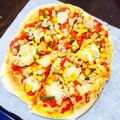 クック5W3532☆'s cooksnap of when they made ツナじゃがコーンピザ♡.