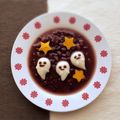 niki♡mm's cooksnap of when they made かぼちゃとおばけ白玉のハロウィンぜんざい.