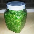 marubi92's cooksnap of when they made 青唐辛子のタバスコ.