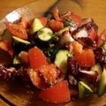 n0604's cooksnap of when they made 夏！タコトマトきゅうりの青じそマリネ.