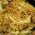 Match's cooksnap of when they made スパゲティで！？野菜たっぷり焼きそば.