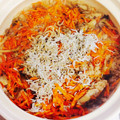 クックFY5A6O☆'s cooksnap of when they made 小さい土鍋で1合だけ炊き込みごはん.