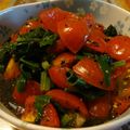沖縄ゴーヤ's cooksnap of when they made つるむらさきのトマト胡麻酢和え.