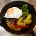 kirikri's cooksnap of when they made スキレットで絶品ハンバーグ＊.